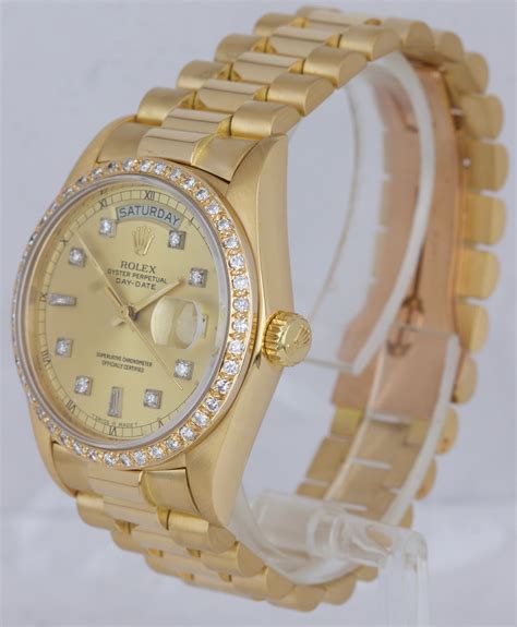 used gold presidential rolex|rolex president 18k gold cost.